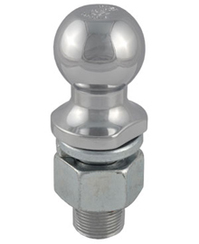 Boule d'attache de remorque de 2 po avec une tige de 11/4 po de diamètre