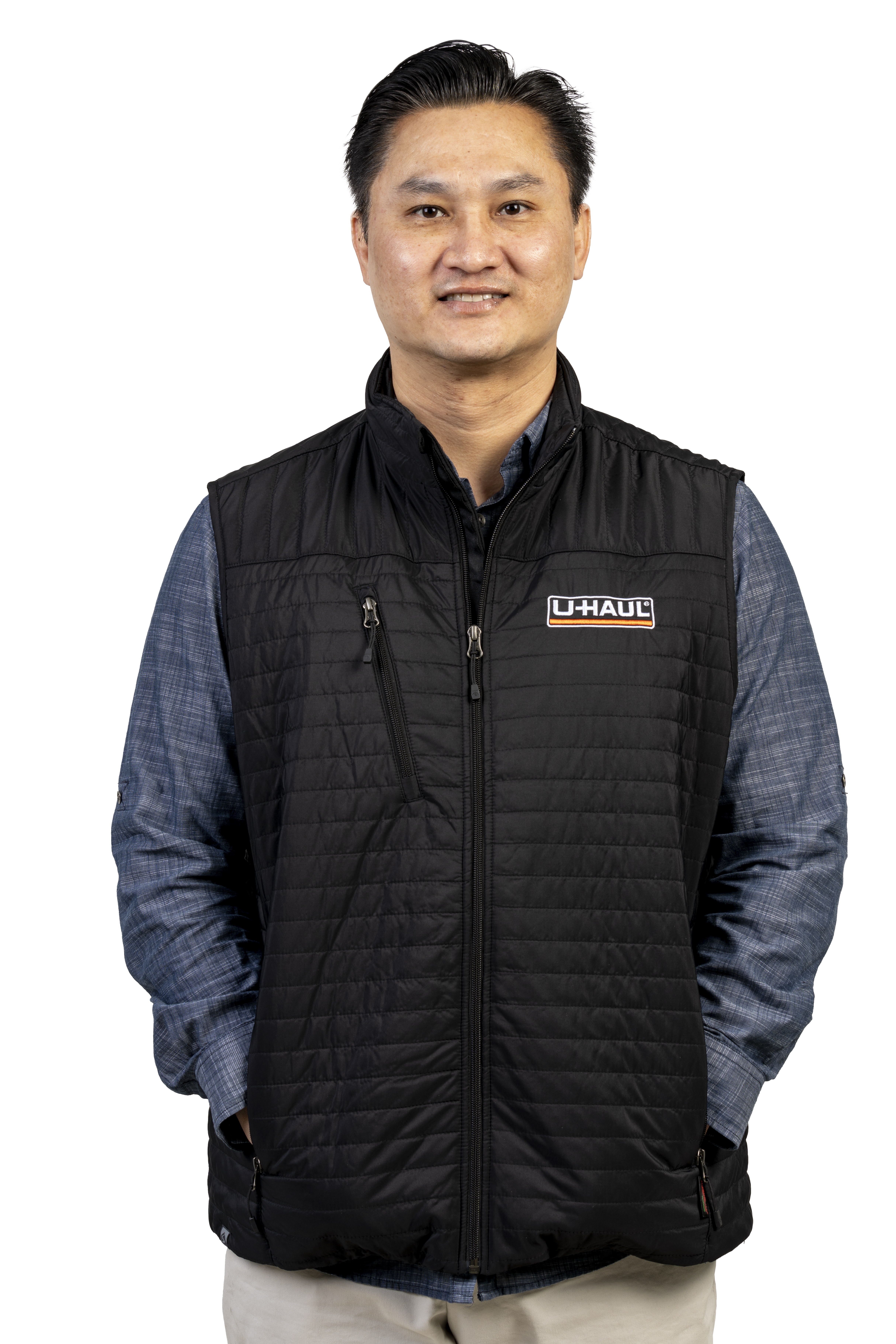 Blouson bouffant U-Haul pour homme, noir