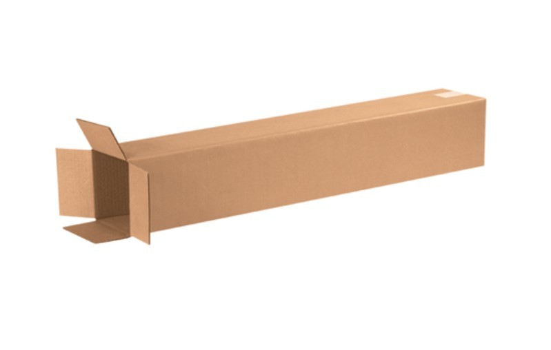 Boîte en carton ondulé de 6 x 6 x 36 po de hauteur, caisse de 25