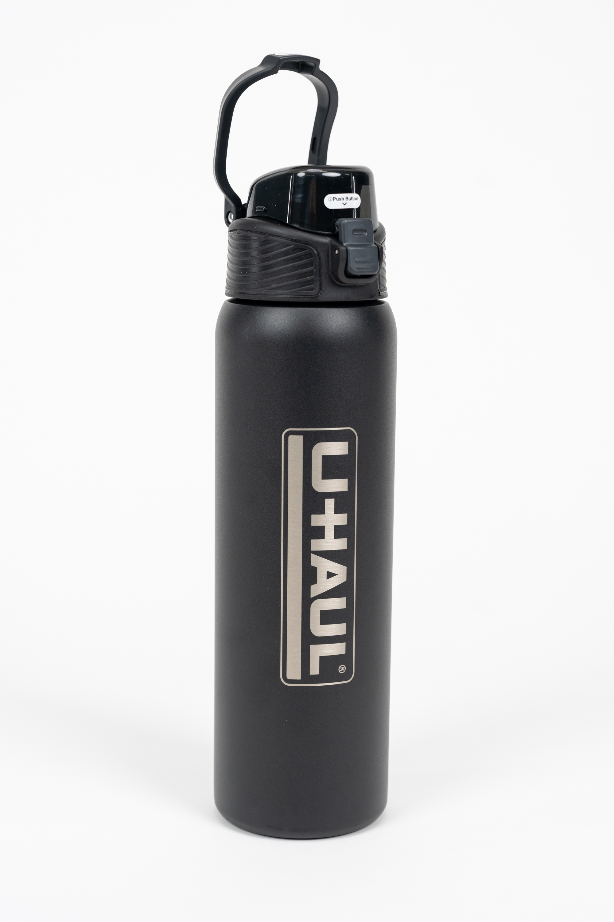 BOUTEILLE D’EAU À BEC VERSEUR ET PAILLE EN ACIER INOXYDABLE 2 EN 1 U-Haul de 28 OZ