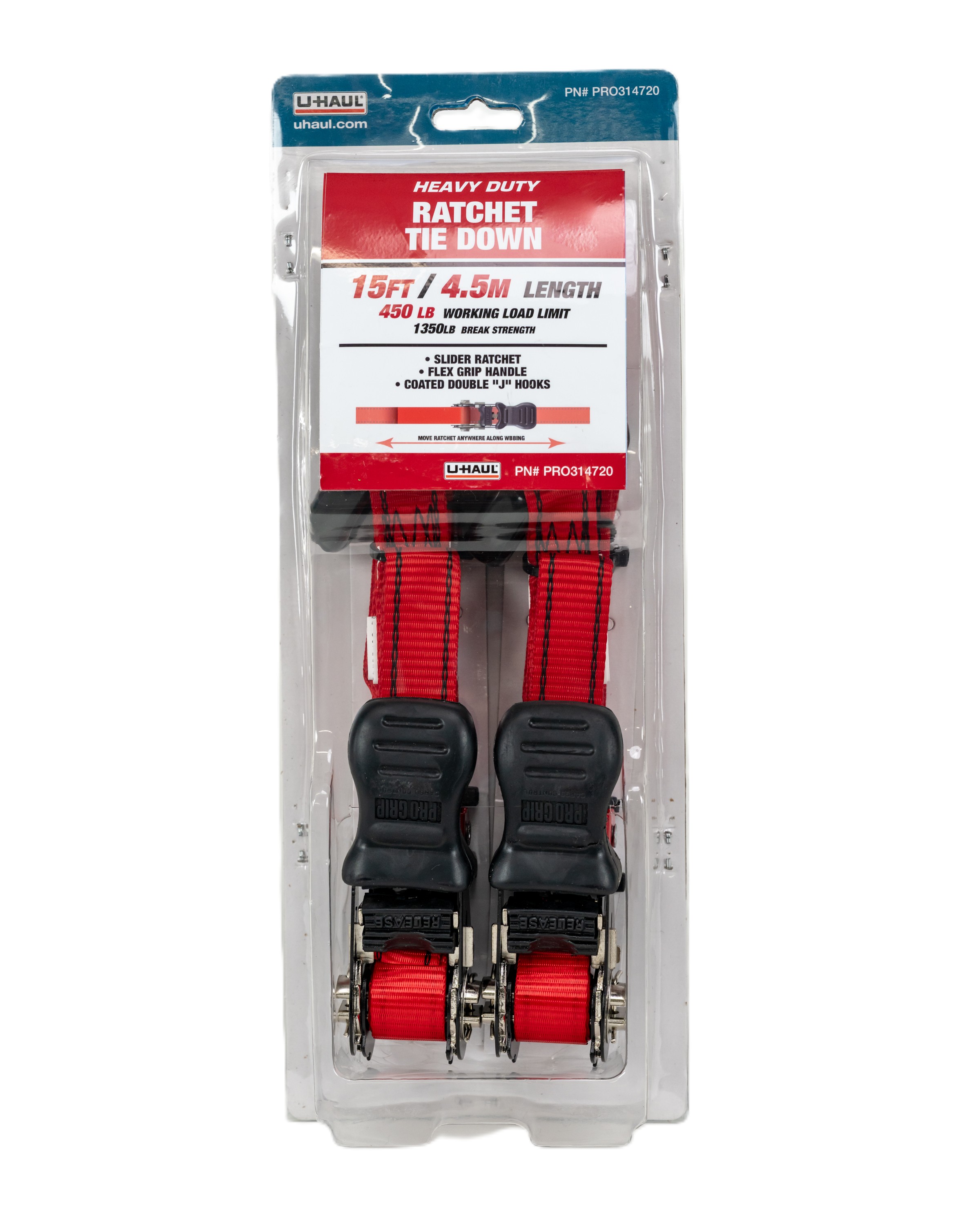 Rochet à glissement pour les tâches légères de 15 pi x 1 po - Paquet de 2