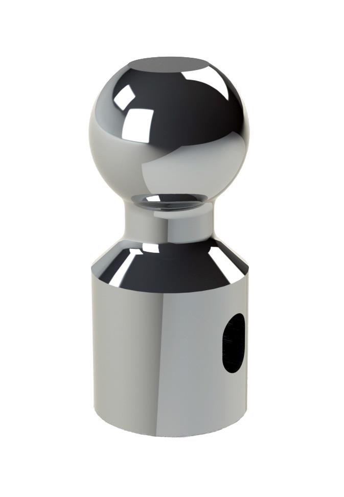 Boule d'attache de remorque de 17/8 po